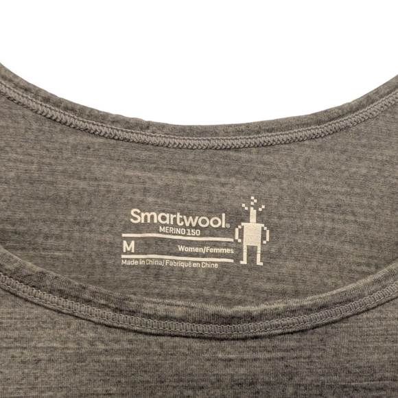 SMARTWOOL Merino Grey Tank  Signature Scoop Medium - Picture 3 of 7